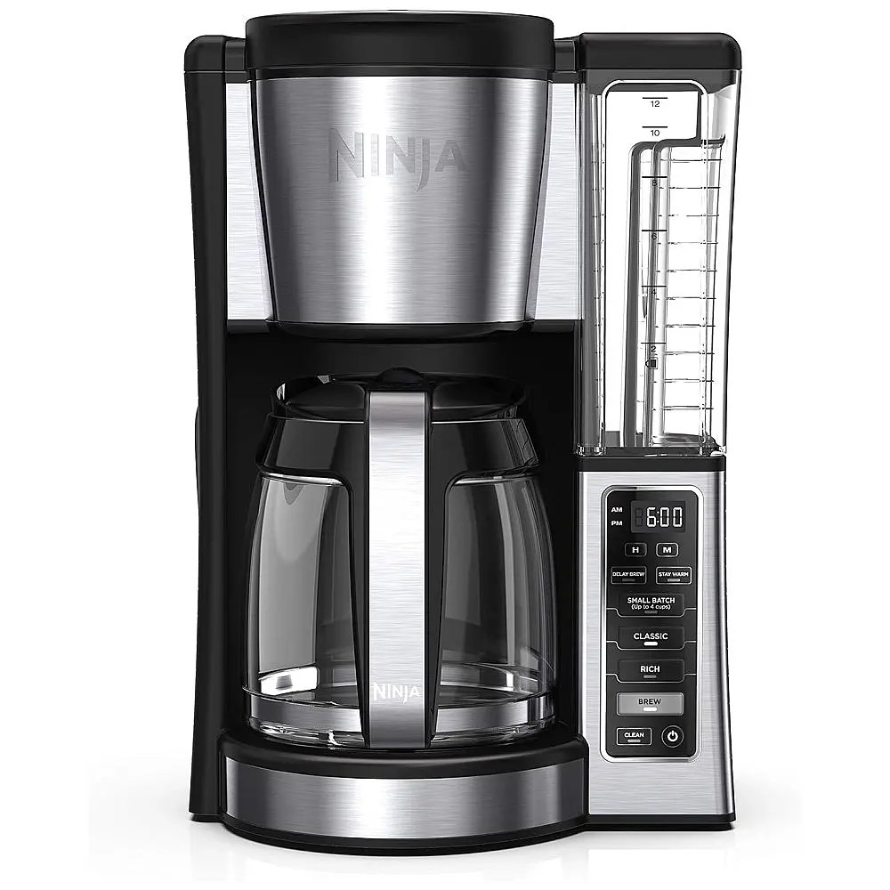 Cafeteira Ninja CE251 12 Xícaras Programável 2 Estilos de Preparo Aço Inox 110V