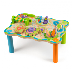 Mesa de Atividades Infantil, Tema Selva com 8 Atividades Práticas Diferentes para Ajudar a Desenvolver Habilidades Importantes