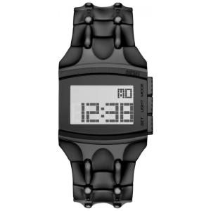 Relógio Masculino Digital com Pulseira de Aço Inoxidável, Diesel DZ2156, Preto