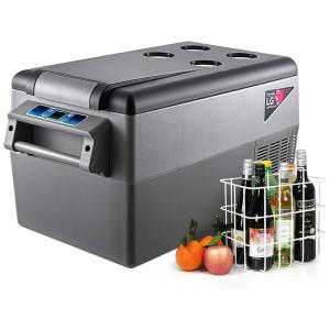 Mini Geladeira, Cooler Automotiva Elétrico Portátil, 110v, VBENLEM 35L Portable Freezer,, Cinza