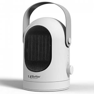 Blu7ive Aquecedor de Espaço Portátil Ventilador de Oscilação Cerâmico