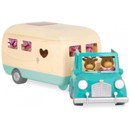 Lil Brinquedo Campista com Acessórios, para Crianças de 3 Anos ou Mais, LIL WOODZEEZ 6486Z, Azul