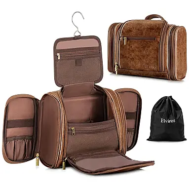 Necessaire Masculina Vintage de Couro