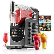 Máquina de Slush Raspadinha Besococina 2,5L Tela LED 6 Programas Auto Limpeza 240V