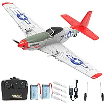 VOLANTEXRC 761 5 RTF Avião de Controle Remoto 2.4G Design 4CH, Branco, Idade Recomendada 14