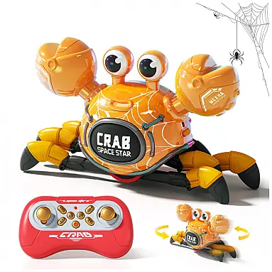 Robô Caranguejo RC Amarelo –