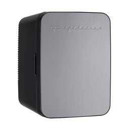 Mini Geladeira para Skincare 10 Litros, 12V, 110V, FRIGIDAIRE EFMIS188 SS, Preto