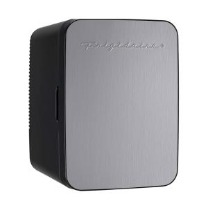 Mini Geladeira para Skincare 10 Litros, 12V, 110V, FRIGIDAIRE EFMIS188 SS, Preto