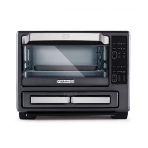 Forno Elétrcio de Bancada 12 em 1 com Forno de Pizza Zona Dupla, 110V 1800W, Calphalon, Preto