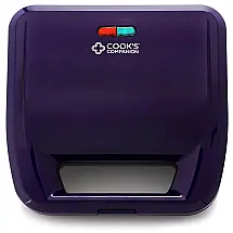 Cooks Companion Máquina de Waffle Antiaderentes com Placas Removíveis, 750W, 110V, Roxa