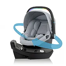 Cadeirinha Evenflo Revolve180 LiteMax NXT Quartzo Giratória com Tecnologia Sensorial 1,4 a 13,6 kg