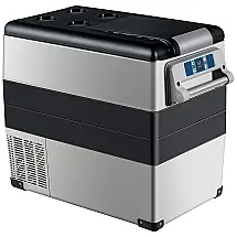 Mini Geladeira e Frigobar para carro Portátil, 12 24V DC, 110 AC, Capacidade 50L, 220v, COSTWAY EP24414US, Preto