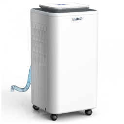 Desumidificador 2L até 185 m2 com Descongelamento Automático, 110V, LUKO, Branco