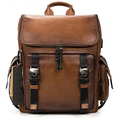 Mochila Masculina de Couro para