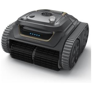 Robô Limpador de Piscina sem Fio com Escalada em Parede, Escova Poderosa, Limpeza Inteligente e Controle por APP, Reame SW800, Preto