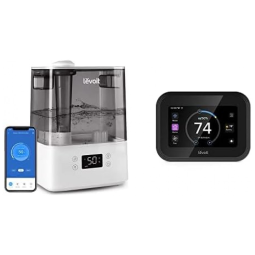 Umidificador Ultrassônico com Controle por APP de Névoa Fria 60H de Ação, 6 Litros, Cobertura 46m2, 110V, LEVOIT, Branco