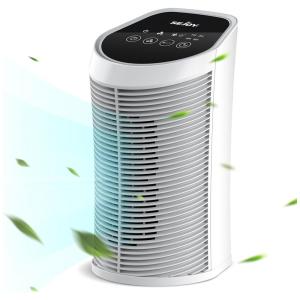 Purificador de Ar Cobre 18 m2, Silencioso, 3 Velocidades e 4 Temporizadores, Sejoy, Branco