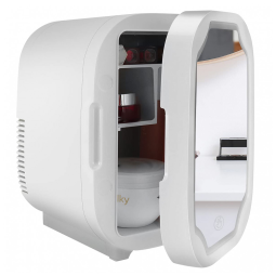 Geladeira para Skincare 8 Litros com Espelho, 12V, HCALORY, Branco