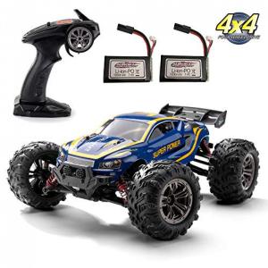 Off Road Controle Remoto Sem Fio até 80mts 40 km, h 4x4 Escala 116 Recarregável