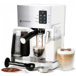 Cafeteira Elétrica EspressoWorks Expresso Reservatório 1.4 L 19 Bar de Pressão, 110V, 1250W, Branca