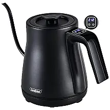 Chaleira Elétrica 800 mL com Controle Digital, Aço Inoxidável, 1000W, 110v, LEEHOO SN3812H DZ 08B, Preto