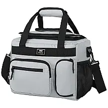 Bolsa Térmica Portátil 18 Litros MIER Cinza - Mantém Quente e Frio por Até 5 Horas