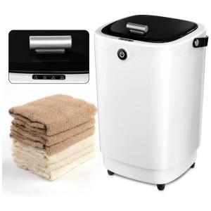 Aquecedor de Toalha Elétrico Portátil 28L com Desligamento Automático e Temporizador, 110V AZOUTDOOR, Branco e Marrom