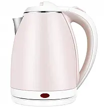 Chaleira Elétrica 1.8L com Desligamento Automático, Aço Inoxidável, 110v, WALNUTA, Rosa