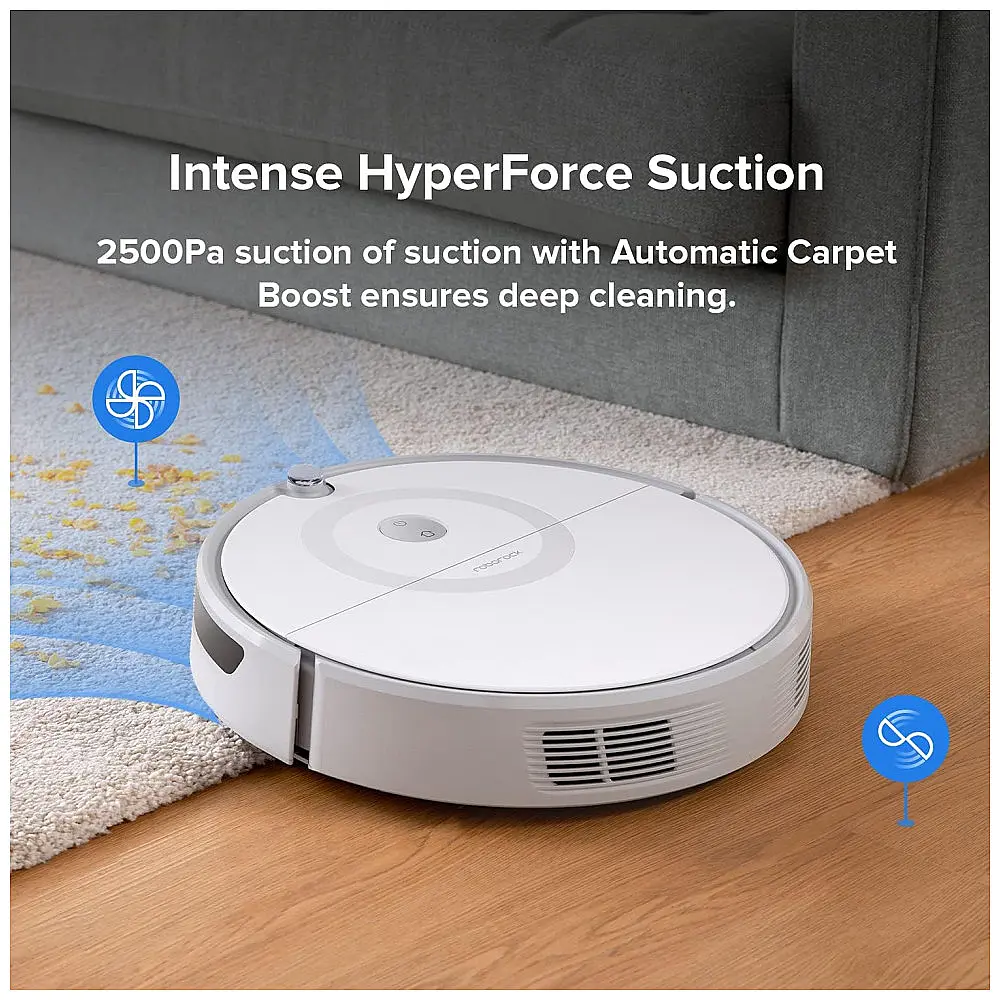 Aspirador de Pó Robô com Controle Remoto e Conecção WI FI, 110v, ROBOROCK E5 Mop, Branco — foto 3