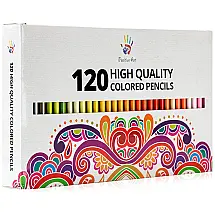 Lápis de Cor Profissional 120 Cores, POSITIVE ART