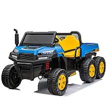 Sopbost Caminhão 2 Elétrico 1 Assentos 12V, com Luzes de LED, Azul
