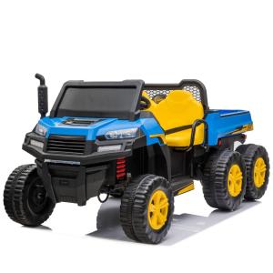 Sopbost Caminhão 2 Elétrico 1 Assentos 12V, com Luzes de LED, Azul