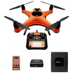 Drone de Pesca SwellPro Laranja Liberação Dupla de Isca Sem Câmera FD1+ Pacote Padrão
