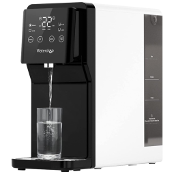 Filtro de Água de Bancada sem Instalação 5L com Sistema de Osmose Reversa de 4 Estágios e Painel Digital, 110V Waterdrop, Branco