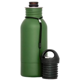 Garrafa Térmica 350 mL Portátil com Isolamento a Vácuo, Aço Inoxidável, BOTTLEKEEPER, Verde