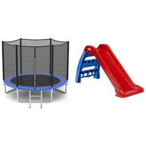 Cama Elastica Capacidade até 200 kg e Tamanho 3 Metros, Tiktun, Azul