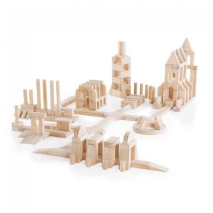 Blocos Unitários Guidecraft Set E Natural Madeira Durável 218 Peças Aprendizagem Inicial STEM G2151