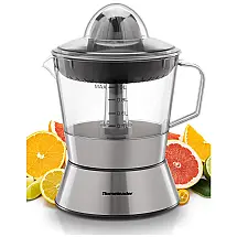 Espremedor Elétrico de Frutas Homeleader K37012 em Aço Inoxidável e Motor Potente, 160W, Prata