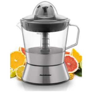 Espremedor Elétrico de Frutas Homeleader K37012 em Aço Inoxidável e Motor Potente, 160W, Prata