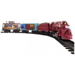 Conjunto de Trem Trenzinho Elétrico LIONEL Polar Freight, para Adultos e Crianças, Vermelho