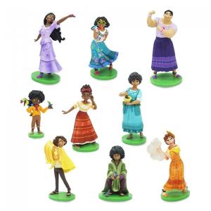 Conjunto Miniaturas Encanto, 9 Personagens para Crianças a partir de 4 Anos, DISNEY, Verde