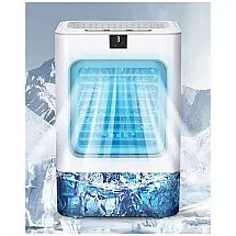 Climatizador Portátil com 3 Velocidades e 7 Luzes Coloridas, Graefsty, Branco