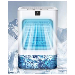 Climatizador Portátil com 3 Velocidades e 7 Luzes Coloridas, Graefsty, Branco