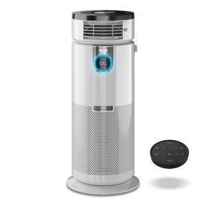 Purificador, Ventilador e Aquecedor para Espaços até 92m2 com Filtro HEPA e Tela Digital, Shark HC502, Branco