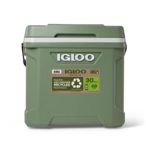Cooler Térmico 30L com Revestimento de Resina Reciclada de Alto Desempenho, IGLOO Sportsman, Verde