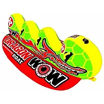 Tubo de Esqui Rebocável Aquática WOW Sports para 3 Pessoas, Verde
