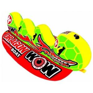 Tubo de Esqui Rebocável Aquática WOW Sports para 3 Pessoas, Verde