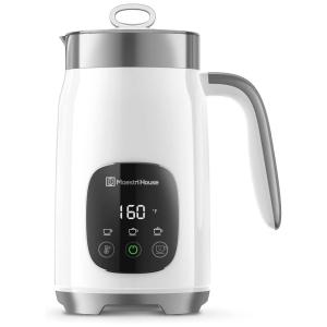 Espumador de Leite Elétrico, Capacidade 400 mL, Indicadores de LED, 110v, MAESTRI HOUSE MMF 9201, Branco