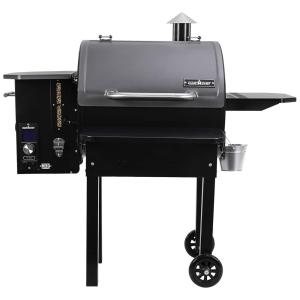 SmokePro Slide Smoker com Prateleira Frontal Dobrável Grelha de Pellets de Madeira, Pacote de 1, CAMP CHEF PG24MZG