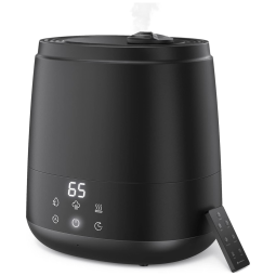 Kelmar Umidificador Ultrassônico Portátil 6L, c, Desligamento Automático, Silencioso, 110V, Preto